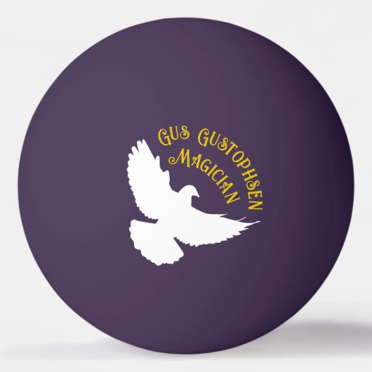 Kups en kogelmakersMagische Trick-technicus op maa Pingpongbal (Voorkant)