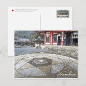 Kurama-dera (Honden-kondo [Main Hall]) Briefkaart (Voorkant / Achterkant)