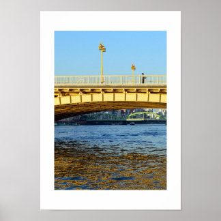 Kuramaebrug, Sumida-rivier: Tokio Poster
