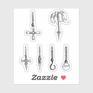 kurapika ' ketens hunter x hunter sticker pack