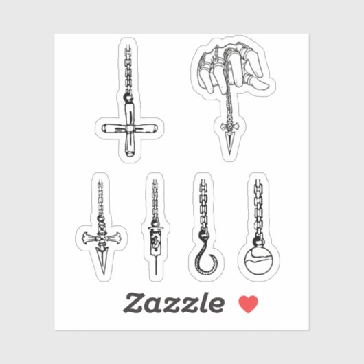 kurapika ' ketens hunter x hunter sticker pack (Vel)