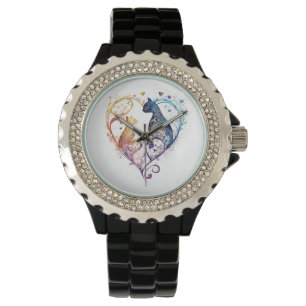 Kuraudea is een schattige bloeiende liefdeskatacht horloge