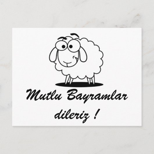 Kurban Bayrami/Grußkarte zum Opferfest Briefkaart (Voorkant)