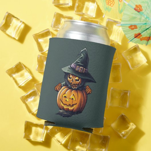 Kürbishexe im Katzenkostüm -  Blikjeskoeler (Insitu Zomer)