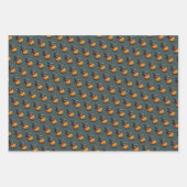 Kürbishexe im Katzenkostüm -  Inpakpapier Vel (Voorkant)