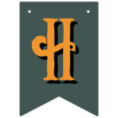 Kürbishexe im Katzenkostüm -  Vlaggetjes (Tweede vlag)