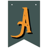 Kürbishexe im Katzenkostüm -  Vlaggetjes (Derde vlag)