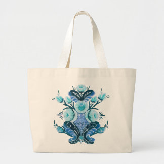 Kurbits Flower design Grote Tote Bag