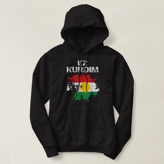 Kurden Kurdistan Newroz Kurdi Flag Her Biji Kurdis Hoodie (Design voorkant)