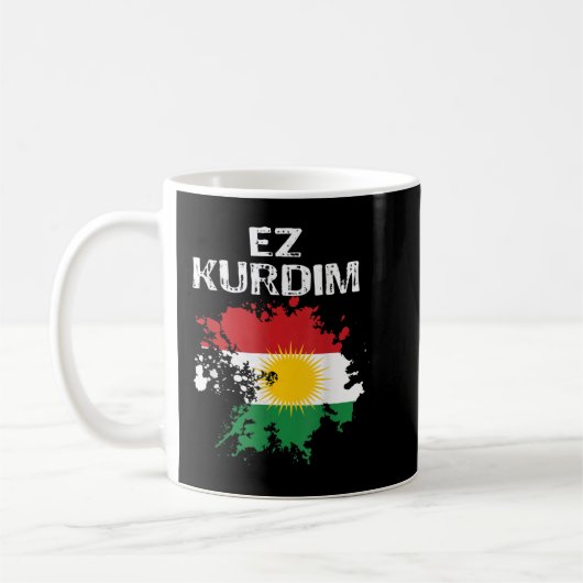 Kurden Kurdistan Newroz Kurdi Flag Her Biji Kurdis Koffiemok (Links)