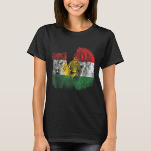 Kurden Kurdistan Newroz Kurdi Flag Her Biji Kurdis T-shirt