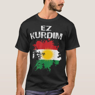 Kurden Kurdistan Newroz Kurdi Flag Her Biji Kurdis T-shirt