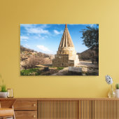 Kurdische tempelbouw canvas afdruk (Insitu (Woonkamer))