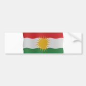 Kurdish flag bumpersticker (Voorkant)