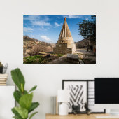 Kurdish Temple Building Poster (Thuiskantoor)