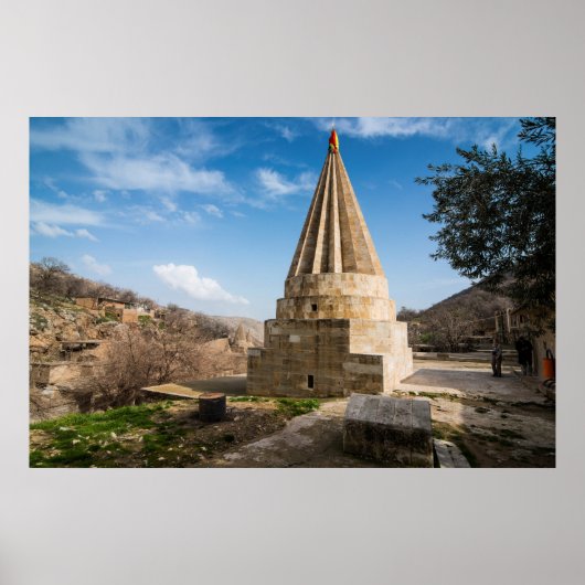 Kurdish Temple Building Poster (Voorkant)
