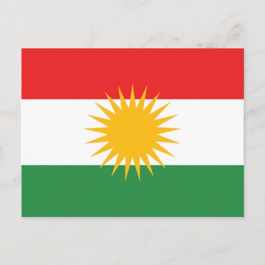 kurdistan briefkaart (Voorkant)