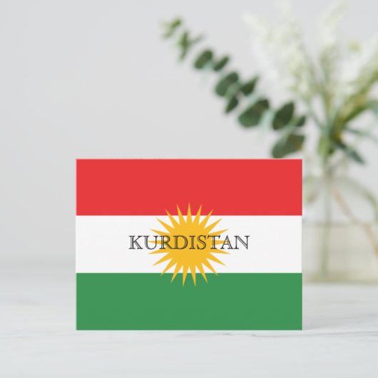 kurdistan briefkaart (Staand voorkant)