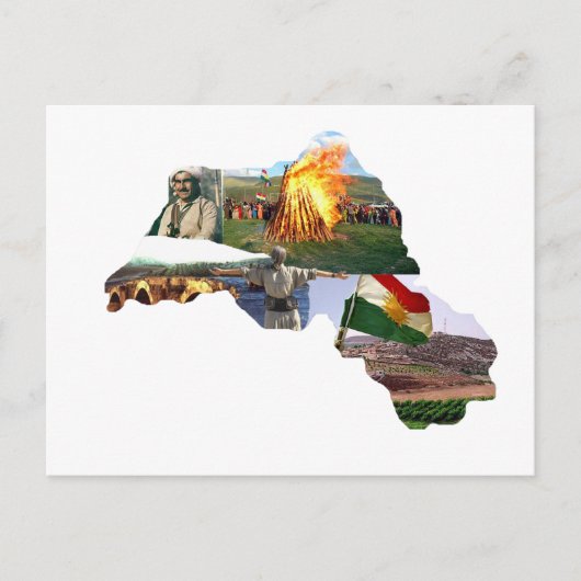 kurdistan cultuur briefkaart (Voorkant)