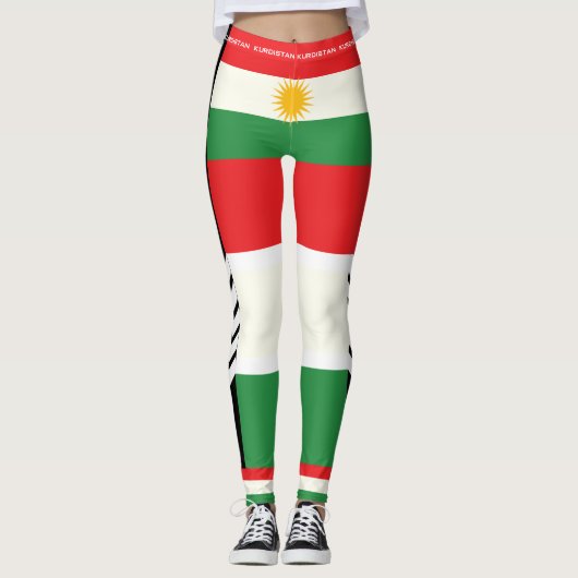 Kurdistan Design Leggings (Voorkant)