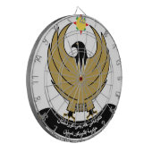 kurdistan embleem dartbord (Voorkant Links)