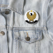 kurdistan embleem ronde button 5,7 cm (In situ)