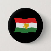 Kurdistan Flag Button (Voorkant)