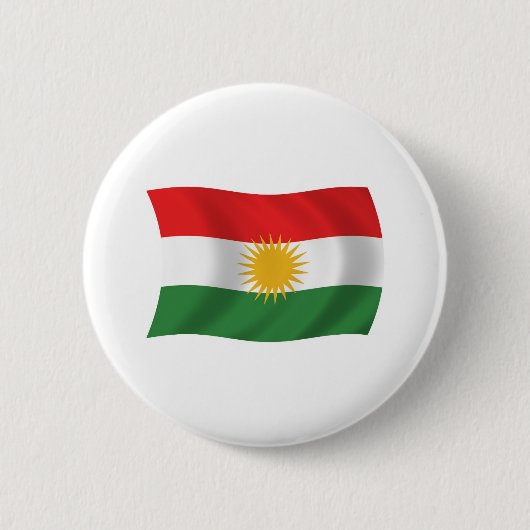 Kurdistan Flag Button (Voorkant)
