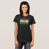 KURDISTAN FLAG KURDS OF TURKEY IRAN IRAQ SYRIA 2 T-SHIRT (Voorkant volledig)