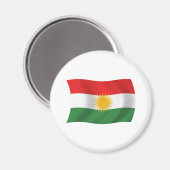 Kurdistan Flag Magnet (Voorkant / Achterkant)