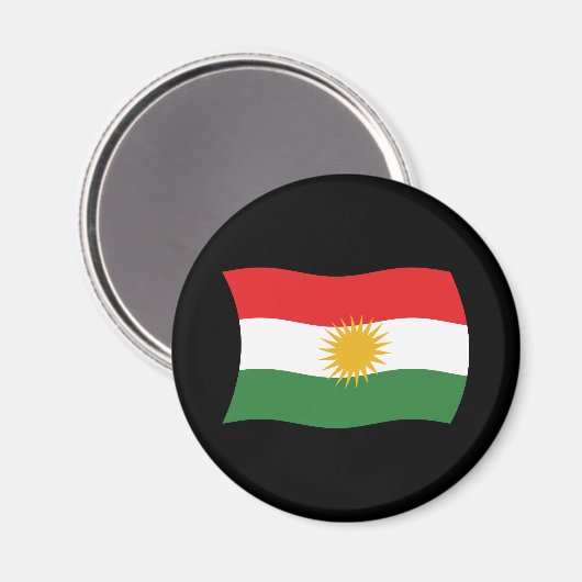 Kurdistan Flag Magnet (Voorkant / Achterkant)