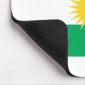Kurdistan Flag Mousepad Muismat (Hoek)