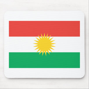 Kurdistan Flag Mousepad Muismat