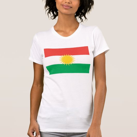Kurdistan Flag T-shirt (Voorkant)