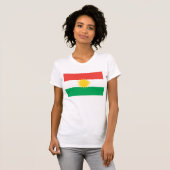 Kurdistan Flag T-shirt (Voorkant volledig)