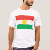 Kurdistan Flags T-shirt (Voorkant)