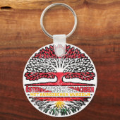 Kurdistan Kurdisch Österreichisch Baum Sleutelhanger (Achterkant)