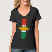 Kurdistan Kurdish 5 T-shirt (Voorkant)