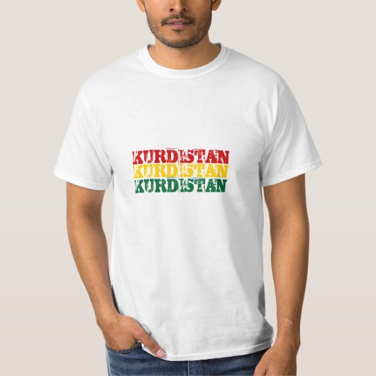 Kurdistan Kurdistan Kurdistan T-shirt (Voorkant)