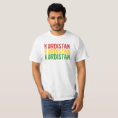 kurdistan , kurdistan , kurdistan t-shirt (Voorkant volledig)