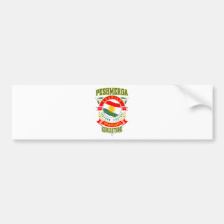 kurdistan KURDISTAN Peshmerga Freedom Warrior Bumpersticker