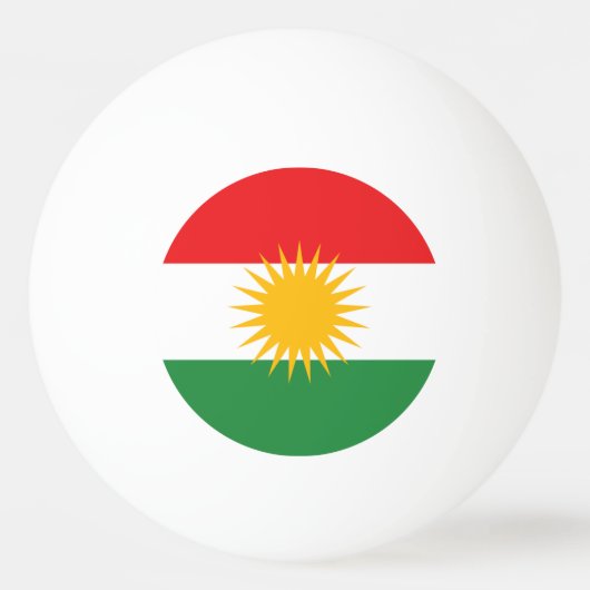 kurdistan pingpongbal (Achterkant)