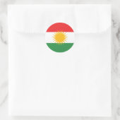 kurdistan ronde sticker (Tas)