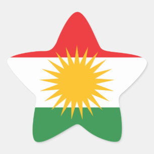 kurdistan ster sticker