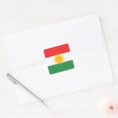 kurdistan vierkante sticker (Envelop)