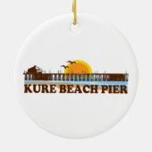 Kure Beach. Keramisch Ornament (Achterkant)