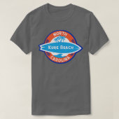 Kure Beach NC Surf T-shirt (Design voorkant)