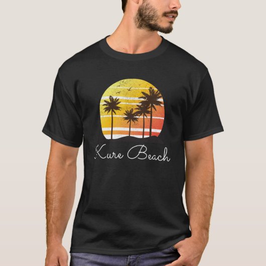 Kure Beach North Carolina Familie vakantiegroep T-shirt (Voorkant)