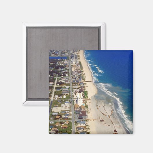Kure Beach North Carolina Magneet (Voorkant / Achterkant)
