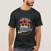  Kure Beach North Carolina Palm Tree Beach T-shirt (Voorkant)